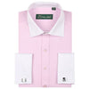 PAUL JONES Men's Business Formal Long Sleeves Dress Shirt with Cufflinks Included - Divine Inspiration Styles