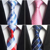 GUSLESON Men's Fashion 100% Premium Quality Jacquard Woven Silk Ties - Divine Inspiration Styles