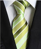 GUSLESON Men's Fashion 100% Premium Quality Jacquard Woven Silk Ties - Divine Inspiration Styles