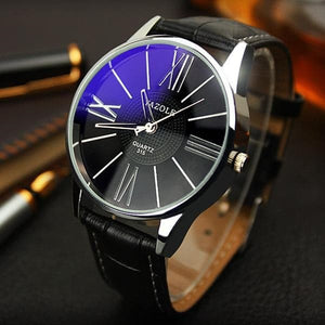 YAZOLE Men's Luxury Fashion Premium Quality Genuine Leather Watch - Divine Inspiration Styles