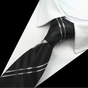 GUSLESON Men's Fashion Plaid Paisley Design 100% Premium Quality Silk Ties - Divine Inspiration Styles