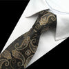 GUSLESON Men's Fashion Plaid Paisley Design 100% Premium Quality Silk Ties - Divine Inspiration Styles