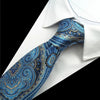 GUSLESON Men's Fashion Plaid Paisley Design 100% Premium Quality Silk Ties - Divine Inspiration Styles