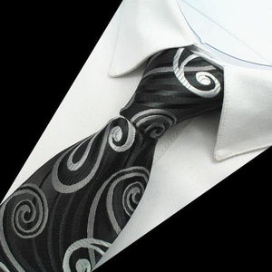 GUSLESON Men's Fashion Plaid Paisley Design 100% Premium Quality Silk Ties - Divine Inspiration Styles