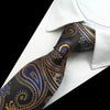 GUSLESON Men's Fashion Plaid Paisley Design 100% Premium Quality Silk Ties - Divine Inspiration Styles