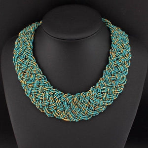 MANILA Women's Fashion Stylish Vintage Beaded Necklace Statement Jewelry - Divine Inspiration Styles