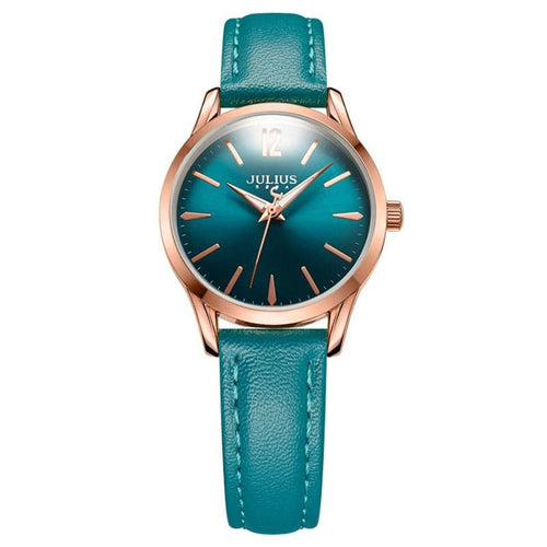 JULIUS Men's & Women's Fashion Elegant Genuine Leather Watch - Divine Inspiration Styles
