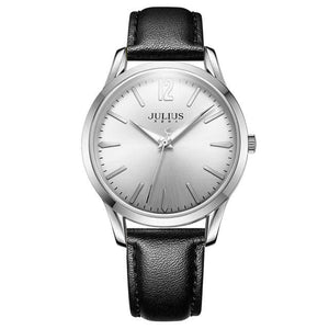 JULIUS Men's & Women's Fashion Elegant Genuine Leather Watch - Divine Inspiration Styles