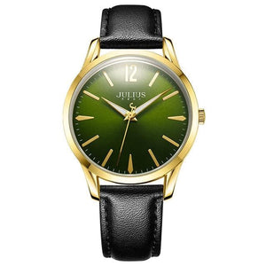 JULIUS Men's & Women's Fashion Elegant Genuine Leather Watch - Divine Inspiration Styles