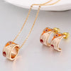 CCL Women's Fashion Genuine Elegant Enamel 2PCS Jewelry Set - Divine Inspiration Styles