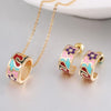 CCL Women's Fashion Genuine Elegant Enamel 2PCS Jewelry Set - Divine Inspiration Styles