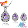 MISS LADY Women's Fashion Colorful Rhinestone Crystal Vintage Antique Jewelry Set - Divine Inspiration Styles