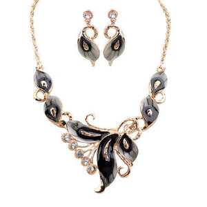 KIMJEWERY Women's Fashion Enamel Beautiful Tropical Jewelry Set - Divine Inspiration Styles
