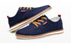JINTOHO Men's Fashion Premium Quality Laced-Up Denim Canvas Sneaker Shoes - Divine Inspiration Styles