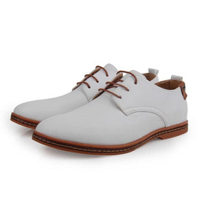 ZXQ Men's Genuine Leather Business Dress Shoes - Divine Inspiration Styles