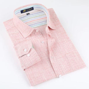 PAUL JONES Men's Premium Quality Classic Long Sleeves Business Casual Dress Shirt - Divine Inspiration Styles