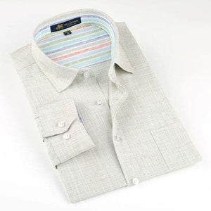 PAUL JONES Men's Premium Quality Classic Long Sleeves Business Casual Dress Shirt - Divine Inspiration Styles