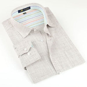 PAUL JONES Men's Premium Quality Classic Long Sleeves Business Casual Dress Shirt - Divine Inspiration Styles