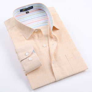 PAUL JONES Men's Premium Quality Classic Long Sleeves Business Casual Dress Shirt - Divine Inspiration Styles