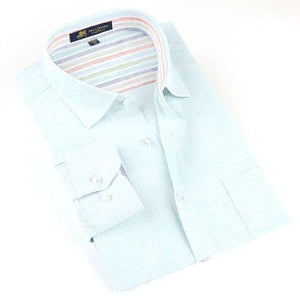 PAUL JONES Men's Premium Quality Classic Long Sleeves Business Casual Dress Shirt - Divine Inspiration Styles