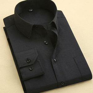 UNISPLENDOR Men's Fashion Premium Quality Classic Long Sleeves Business Dress Shirt - Divine Inspiration Styles
