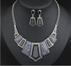 ELFERY Women's Fashion Bold Vintage Antique Enamel 2PCS Jewelry Set - Divine Inspiration Styles