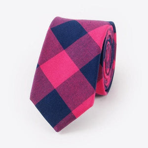 MACKINLEY Design Men's Fashion Premium Quality Classic Plaids Stripes Ties - Divine Inspiration Styles