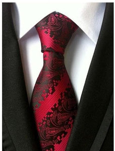 SHEN Design Collection Men's Fashion 100% Premium Quality Fully Woven Jacquard Silk Tie - Divine Inspiration Styles