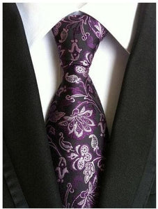 SHEN Design Collection Men's Fashion 100% Premium Quality Fully Woven Jacquard Silk Tie - Divine Inspiration Styles