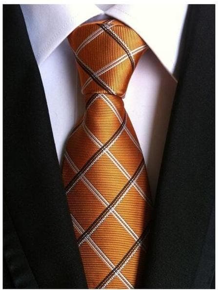 SHEN Design Collection Men's Fashion 100% Premium Quality Fully Woven Jacquard Silk Tie - Divine Inspiration Styles