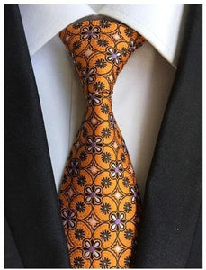 SHEN Design Collection Men's Fashion 100% Premium Quality Fully Woven Jacquard Silk Tie - Divine Inspiration Styles