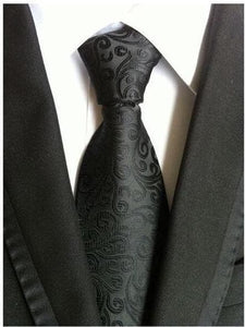 SHEN Design Collection Men's Fashion 100% Premium Quality Fully Woven Jacquard Silk Tie - Divine Inspiration Styles