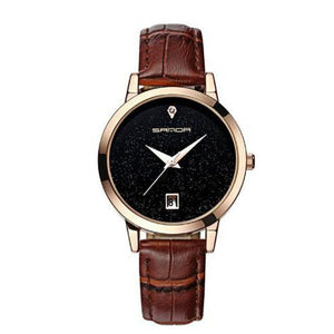 SANDA Women's Luxury Fashion Leather Watch - Divine Inspiration Styles