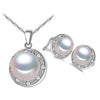 DAINASHI Women's Genuine Natural Freshwater Pearl Jewelry Set - Divine Inspiration Styles