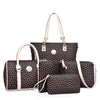 MIWIND Women's Fashion Genuine Leather Vacation Travel Pack 5PCS Bag Set - Divine Inspiration Styles
