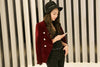 LAURA Design Women's Premium Quality Double Breasted Velvet Blazer - Divine Inspiration Styles