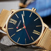 CURREN Men's Luxury Stainless Steel Waterproof Quartz Sports Watch - Divine Inspiration Styles