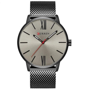 CURREN Men's Luxury Stainless Steel Waterproof Quartz Sports Watch - Divine Inspiration Styles