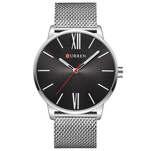 CURREN Men's Luxury Stainless Steel Waterproof Quartz Sports Watch - Divine Inspiration Styles