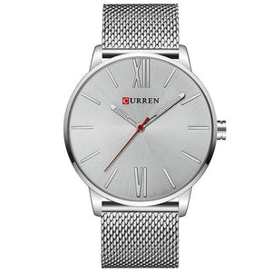 CURREN Men's Luxury Stainless Steel Waterproof Quartz Sports Watch - Divine Inspiration Styles