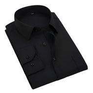 QISHA Men's Business Formal or Business Casual Long Sleeves Dress Shirt - Divine Inspiration Styles