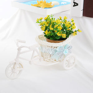 SOLEDI Tricycle Bike Basket Garden Vase for Home Decorations - Divine Inspiration Styles