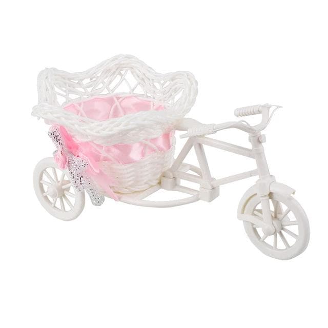 SOLEDI Tricycle Bike Basket Garden Vase for Home Decorations - Divine Inspiration Styles