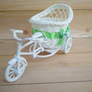 SOLEDI Tricycle Bike Basket Garden Vase for Home Decorations - Divine Inspiration Styles