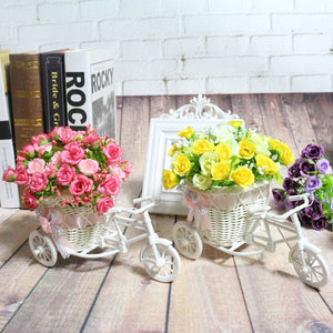 SOLEDI Tricycle Bike Basket Garden Vase for Home Decorations - Divine Inspiration Styles
