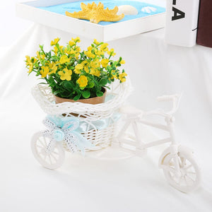 SOLEDI Tricycle Bike Basket Garden Vase for Home Decorations - Divine Inspiration Styles