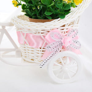 SOLEDI Tricycle Bike Basket Garden Vase for Home Decorations - Divine Inspiration Styles