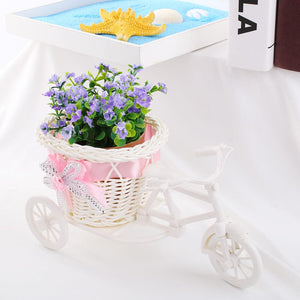 SOLEDI Tricycle Bike Basket Garden Vase for Home Decorations - Divine Inspiration Styles