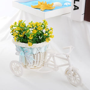 SOLEDI Tricycle Bike Basket Garden Vase for Home Decorations - Divine Inspiration Styles