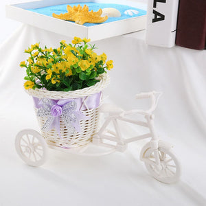 SOLEDI Tricycle Bike Basket Garden Vase for Home Decorations - Divine Inspiration Styles